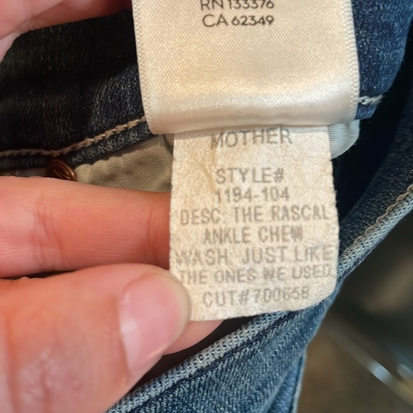 Womens MOTHER The Rascal Ankle Chew Wash: Just Like The Ones We Used - Picture 7 of 9